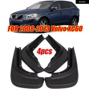 4個セット フロント リア スプラッシュガード マッド フラップ フェンダー 2008-2013 ボルボ XC60
