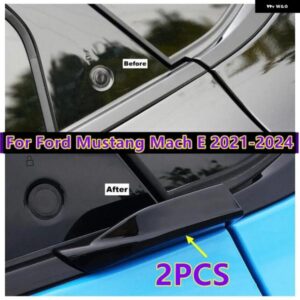 リア ドアハンドル キャッチ 装飾 トリム カバー フォード マスタング マッハ E 2021-2024 2個