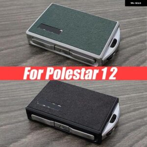 スエード 合金 製車用キーフォブケースカバー リモートキー チェーン ポールスター 1 2