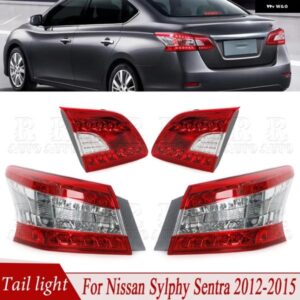 日産 シルフィ セントラ 2012 2015 テールライト アセンブリ テールランプ リア ウィンカーライト ブレーキランプ フォグランプ 265553SG0A NI2804100