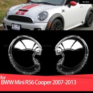 車用 ヘッドライト カバー ランプシェード 防水 ブライトシェルカバー ランプ クリアレンズ カバー ミニ R56 クーパー 2007-2013