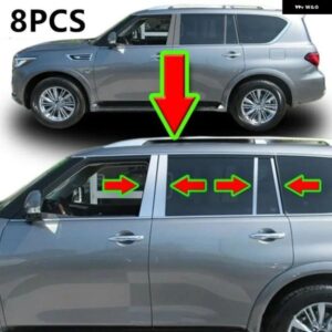 クロームピラー トリム ドアカバー ミラー ポスト フォード エスケープ 2013-19 8個