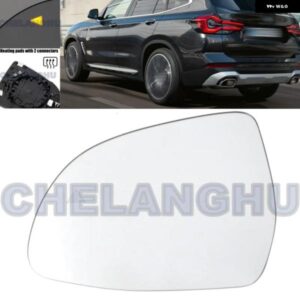 BMW X3 G08/G01 F25 X4 G02 X5 G05 X6 G06 X7 G07 2018 - 23 左リアビュー ヒーター付き ブラインド スポットミラー ガラス