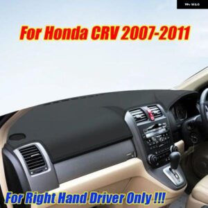 RHD レザー ダッシュボード カバー ダッシュ プロテクター パッド マット ホンダ CRV CR-V 2007-2011