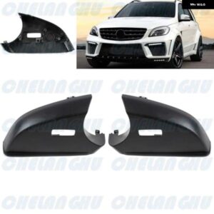 ベンツ W166 ML350 ML400 ML500 クーペ C292 X166 2016 - 19 1ペア リバースミラー ボトムシェルカバー キャップ / シングルホール
