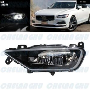 ボルボ S90 2018 - 22 / XC60 2016 - 19 カーアクセサリー 左側フロント LED フォグランプ ランプ