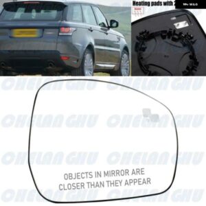 右側ヒーター付き ブラインド スポットバックミラー ガラス レンジローバー スポーツL405 L494 2014 - 19カーアクセサリー