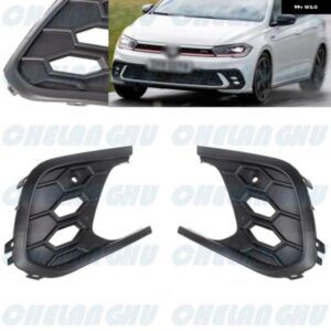 VW ポロ GTI 2021 - 24 1ペア フロント フォグランプ ランプ グリル カバー カーアクセサリー 2G0853665Q 2G0853666Q