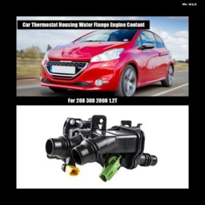 9812131480 車用サーモスタット ハウジング ウォーターフランジ エンジン クーラント プジョー 308
