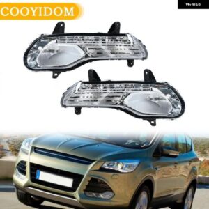 DRL ドライビングライト フォグランプ 12V 車用 フォグランプ ハロゲン フォード エスケープ クーガ 2013-2016 ヘッドライト ハロゲン フォグランプ