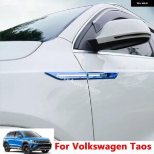VW タオス 2021 2022 車用サイドリーフサイド 装飾 ラベル フレーム ステッカー カバー カーアクセサリー