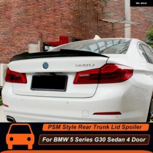 BMW 5シリーズ G30 M5 520I 525I 528I 530I 535I PSM スタイル 外装 装飾 リア トランク リッド カースポイラー ウィング アクセサリー
