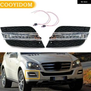 車 メルセデス ベンツ ML350 W164 ML280 ML300 ML320 2010 2011 LED デイタイム ランニングライト 防水 ABS 12V 車 DRL ランプ スタイリング
