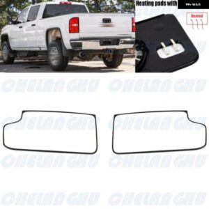 1ペア ヒーター付きバックミラー ガラス GMC シエラ 1500 2500 3500 2015 2016 2017 カーアクセサリー 23444114 23444113