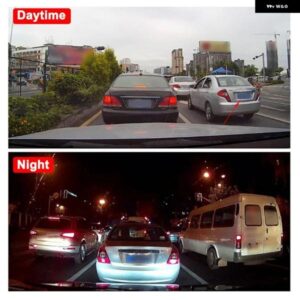 ダッシュ カメラ 3チャンネル ダッシュ カメラ 車 フロント リア ナイトビジョン 170°広角 ループ録画