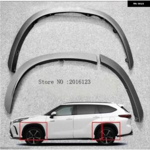 2020-2024年式 トヨタ ハイランダー用ホイールアーチ トリム バンパー リーフ トリム パネル 自動車ホイールアイブロウアンチインサーション