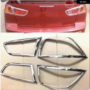 2010-2013 三菱 ランサー/ランサーX/ランサーエボ ABS クローム リア ヘッドライト ランプカバー