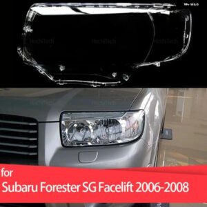 スバル フォレスター SG フェイスリフト 2006 2007 2008 車用 ヘッドランプ カバー ヘッドライト レンズ ガラスカバー ランプシェード ブライトシェルレンズ