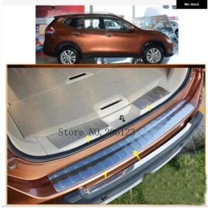 ROGUE ステンレス リア バンパー プロテクター シル トランク ガード カバー トリム 日産 X-TRAIL X TRAIL T32 2014-2016 カーアクセサリー