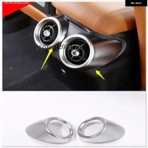 ABS インテリア リア エアベント アウトレット トリム カバー 2個 アルファロメオ ジュリア 2017 2018