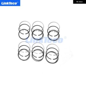 6個 STD 自動車 エンジン 部品 ピストンリングセット キット 04-15 ガス N52B30 N53B30 3.0 L BMW 525 528 530 523 630 730 X1 X3 X5 Z4
