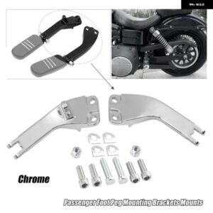 パッセンジャー フットペグ ブラケット ハーレー ダイナ スーパー ワイドグライド 06-17