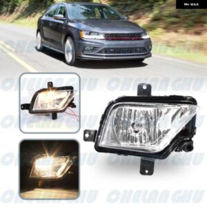 ハロゲン車用ライト VW JETTA GLI 2015 - 18 右側フロント フォグランプ フォグランプ カーアクセサリー 5C7941700Q