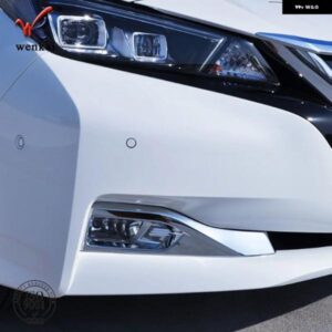 日産 リーフ ZE1 2018-2021 ABS フロント フォグランプ カバー ガーニッシュ トリム カー スタイリング クロームアクセサリー 2個