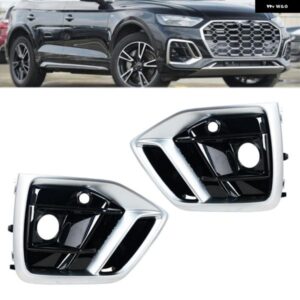 アウディ Q5 Q5L 2021 2021 2023 スポーツバック フォグランプ グリル カーアクセサリー フォグランプ グリル カバー