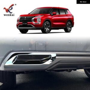 リア バンパー カバー キャップクロームガーニッシュ2025 三菱 アウトランダーアクセサリー