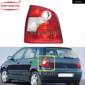 左側テールランプ VW POLO 9N 9N2 ハッチバック 2001 - 05 カー スタイリング リア テールライト ランプ ハウジング バルブ 無