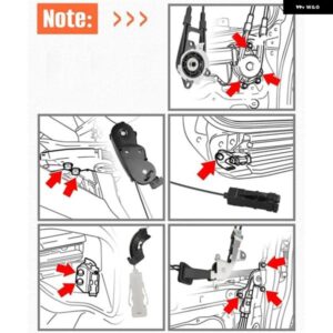 パワースライドドア ケーブル アセンブリ パワースライドドア ケーブル スライドドア ケーブル トヨタ シエナ