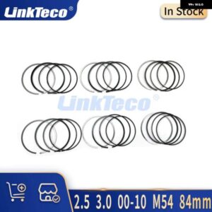 6個 STD エンジン パーツ ピストンリングセット キット 2.5 3.0 L ガス 00-10 M54 84MM BMW M54B25 M54B30 306S3 256S5 X5 Z3 Z4 2.5L 3.0L