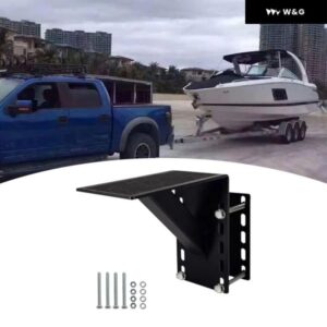 トレーラー フレーム マウント ステップ 滑り止め表面ペダル ブラケット 9.5X5インチ ボート RV