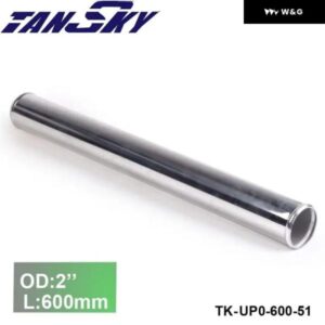 2個 51MM 2インチOD アウト/インレット アルミストレート ターボ/インタークーラー エルボ L:600MM FORD MONDEO TDCI 2.0 TK-UP0-600-51