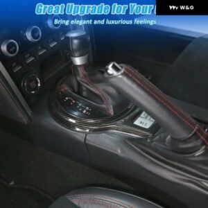 カーボン 車内センター コンソール ギア シフター フレーム カバー 装飾 トリム トヨタ 86 2012-2020 スバル BRZ 2012-2020