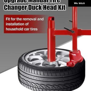 手動タイヤチェンジャー ダックヘッド アダプター キット ホイール交換ツール トラック ポータブル 高強度ガレージ カーボン ATV タイヤリムーバー