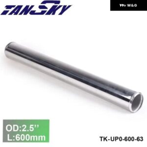 63MM 2.5インチOD アウト/インレット アルミストレート ターボ/インテーク/インタークーラー エルボ L: 600MM ジープ ラングラー YJ/TJ TK-UP0-600-63