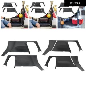 トランク サイドガードカバー プロフェッショナル 取り付け簡単 ポータブル アンチキック パッド サイド プロテクター 交換部品 自動車 内装アクセサリー