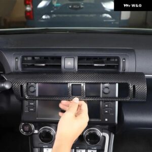 LHDカーボンカーセンター ダッシュボード エアコン アウトレット トリム トヨタ GR86 スバル BRZ 2022-2024 エアベント カバー アクセサリー