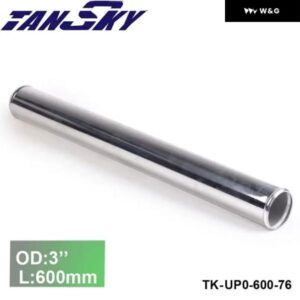 76MM 3インチ OD アウト/インレット アルミストレートターボ/インテーク/インタークーラーパイピング L: 600MM ジープ ラングラー TJ 97-01TK-UP0-600-76