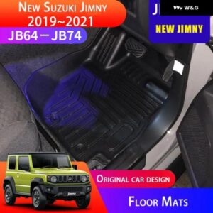 防水 フロアマット スズキ ジムニー TPEマット ラグジュアリーサラウンドカーペット 右左ラダー AT MT インテリア アクセサリー 2019~2021