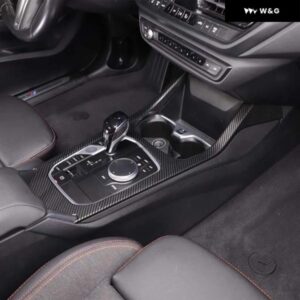 BMW 1 2シリーズ F40 F44 2023-2024 ABSカーボンカー ダッシュボード センター コンソール ギア シフト パネル カバー トリム カーアクセサリー