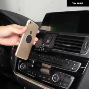 BMW F22 F23 F30 F31 F34 F32 F33 F34 F35 F36 F80 F82 F83 F87 M4 13-19 ブラック カー エアベント 携帯電話 ホルダー カーアクセサリー