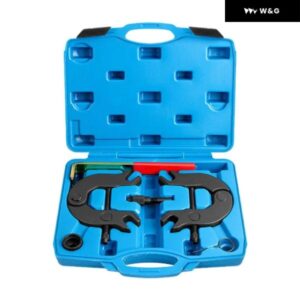 カムシャフト アライメントタイミングツール キャリング ボックス 付き 合金 プロフェッショナル自動車 メンテナンス マニュアル ツール アウディ A4 A6 A8