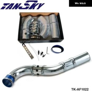調整可能 汎用 3インチエア フィルター ターボ吸気 パイプ インタークーラー配管ホースアルミ フォード マスタング01-07 TK-AF1022