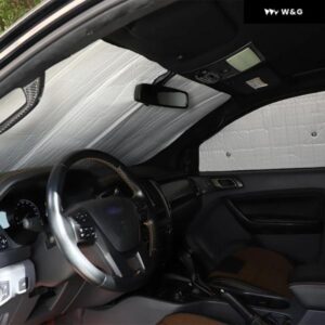 6個 車用 フロントガラス フルウィンドウガラス 日よけ パラソル フォード レンジャー ワイルド トラック 2015-2022年式 内装アクセサリー