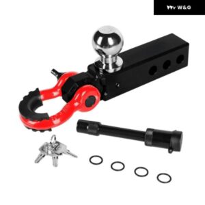 トレーラーヒッチ 2インチ レシーバーアクセサリー プレミアム車両故障診断 ジープ トラック 高性能 Uシャックル 牽引フック