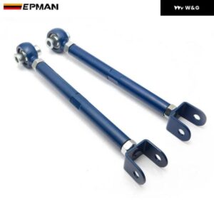 HUBスポーツ 調整式リアトー コントロール ロッド 日産 240SX S14 95-98 インフィニティ Q45 Y33 ブルー EPCA007