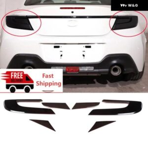 ABS スモークブラック 車 外装 テールライト カバー ランプシェード トリム アクセサリー トヨタ GR86 2022-25 スバル BRZ 2022-25
